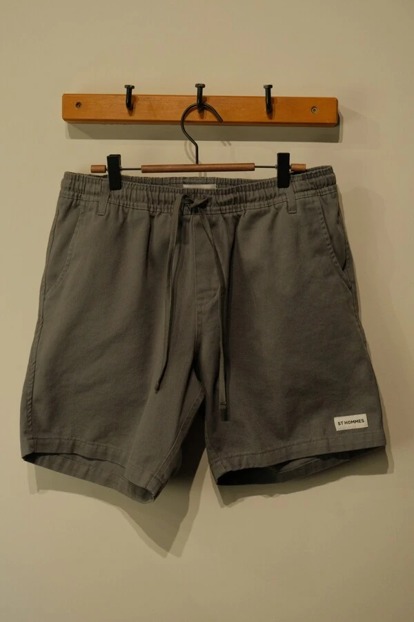 Shorts Sarja Washed Relaxed