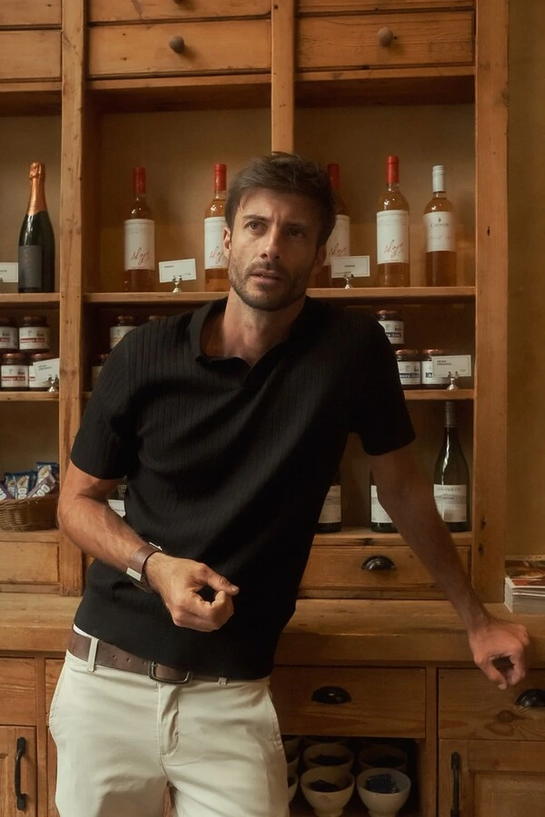 Polo Tricô Canelada Workday