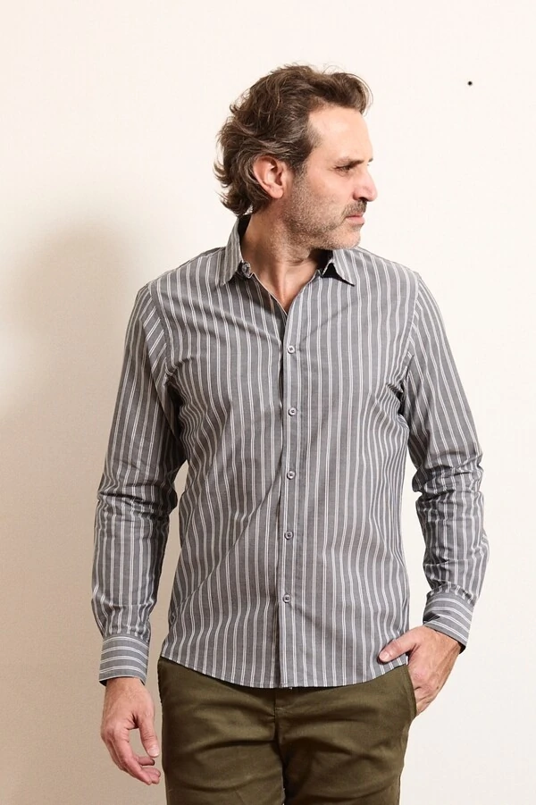 Camisa Listrada Sierra
