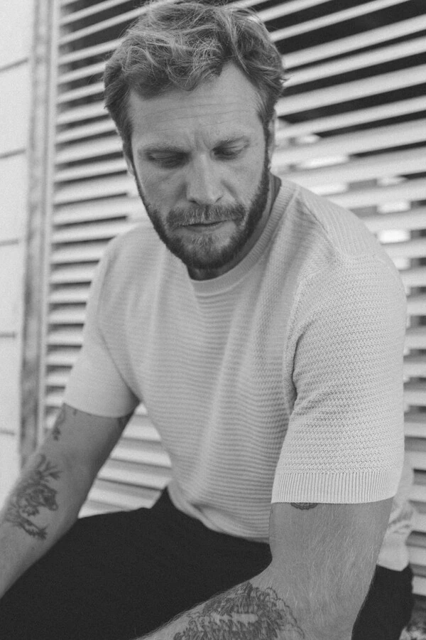 Tricô Manga Curta Leve Coastal