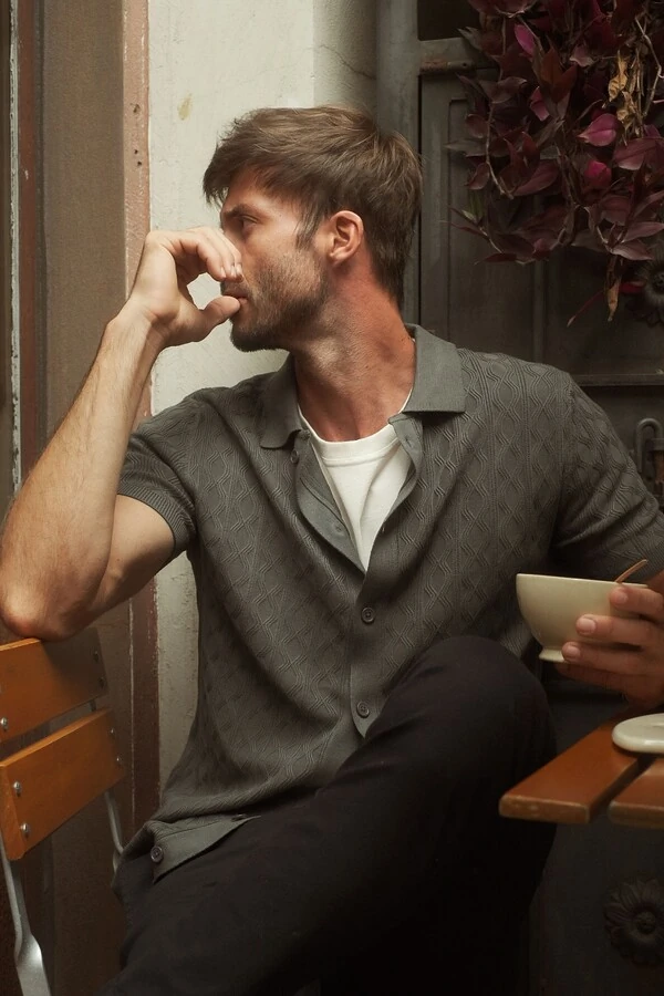 Camisa Polo Tricô Studio