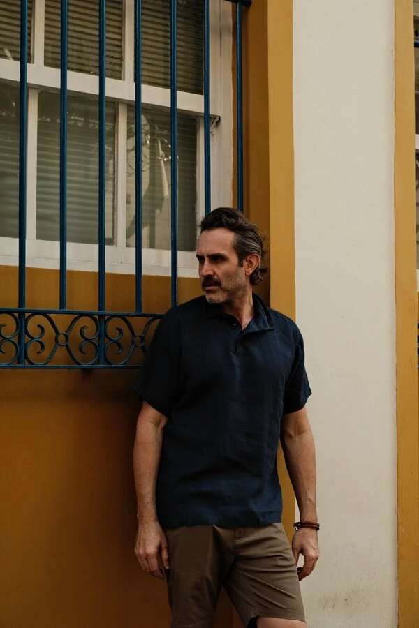 Polo Puro Linho Arcada