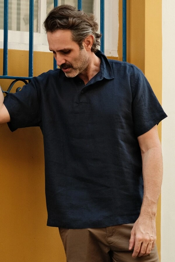 Polo Puro Linho Arcada
