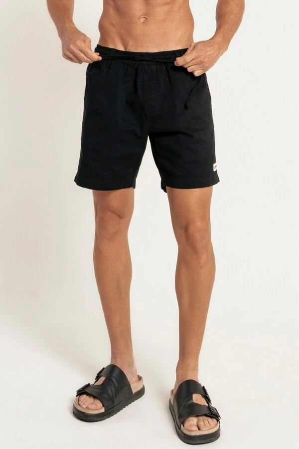 Shorts Sarja Washed Relaxed