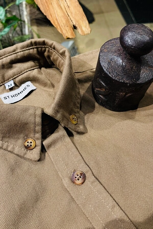 Camisa em Sarja Pesada Utility