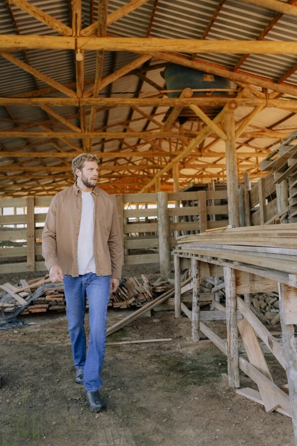 Camisa em Sarja Pesada Utility