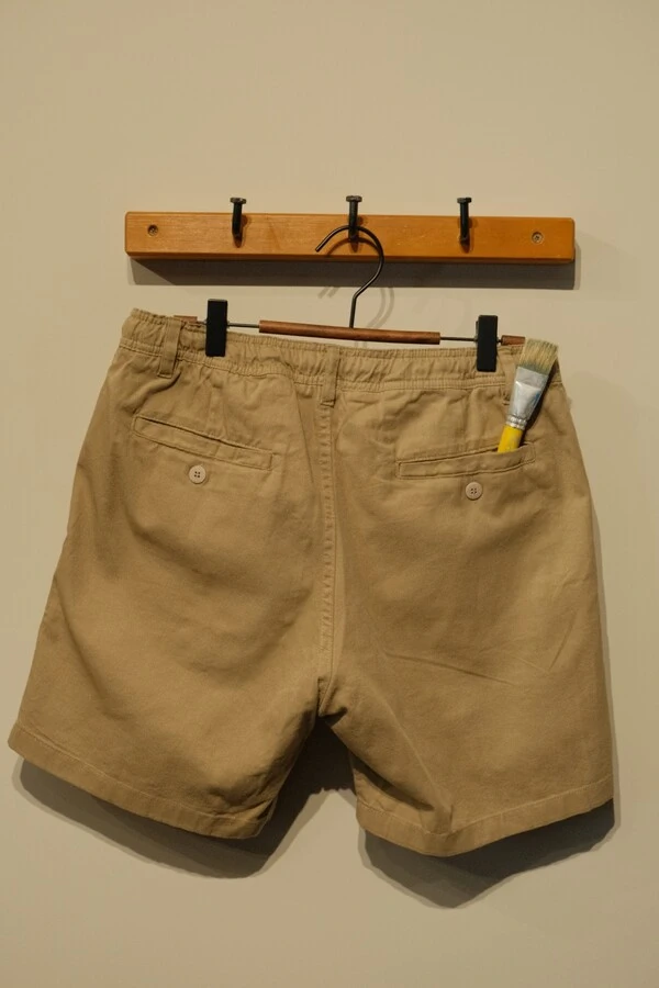 Shorts Sarja Washed Relaxed