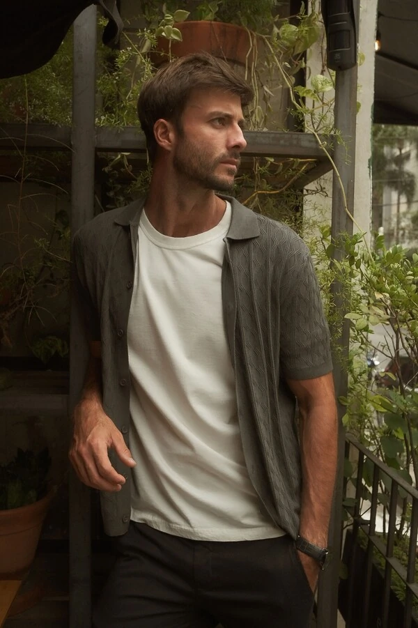 Camisa Polo Tricô Studio