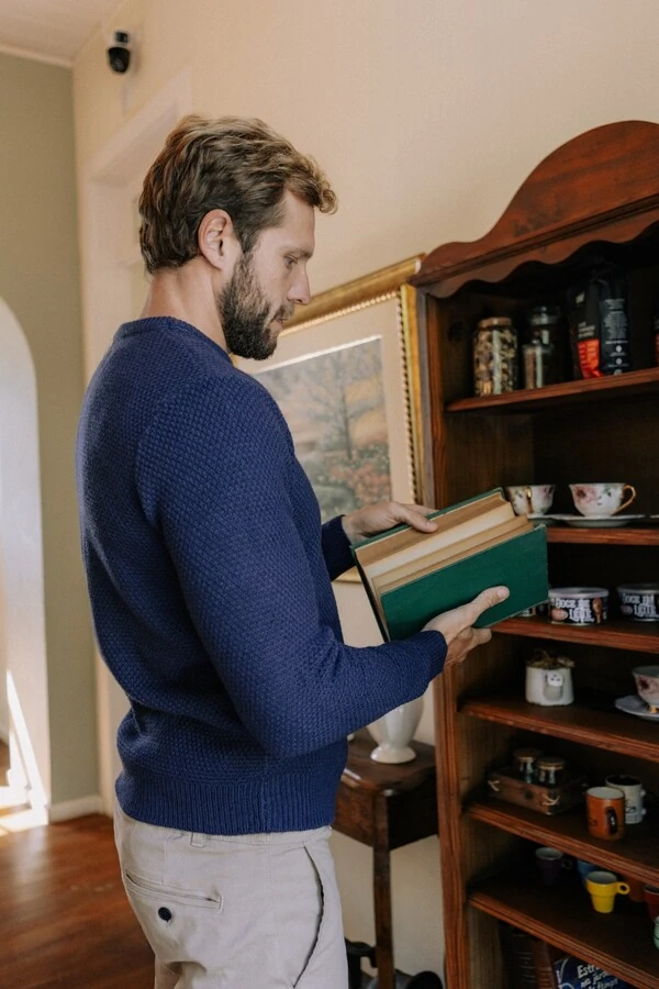 Tricô Gola Redonda Seafarer