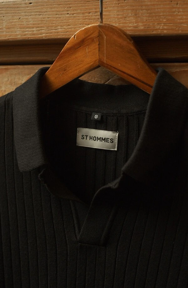 Polo Tricô Canelada Workday