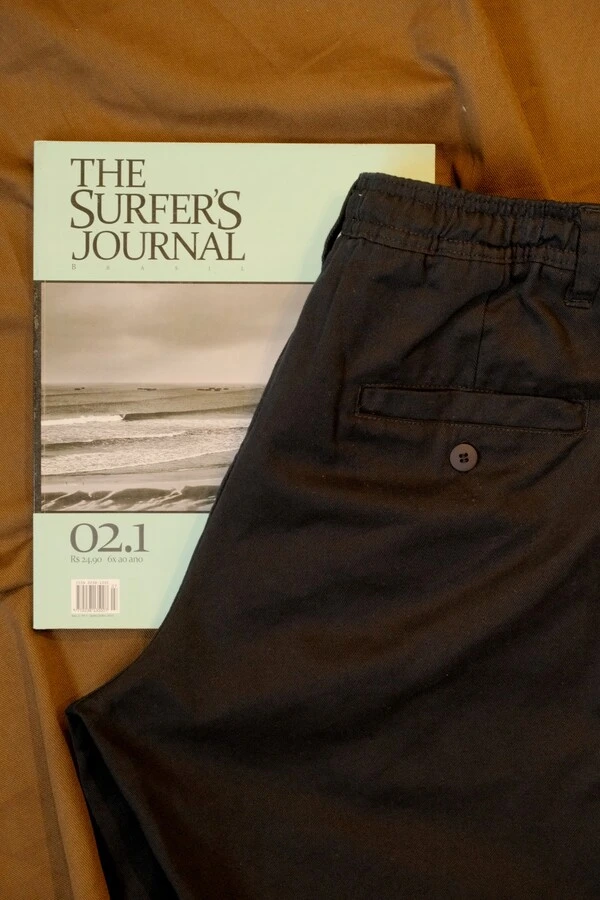 Shorts Sarja Washed Relaxed