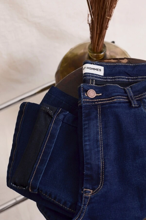 Calça Jeans Slim Dark Blue