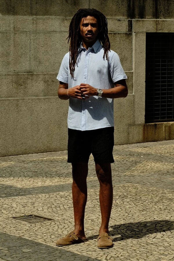 Shorts Alfaiataria Sarja
