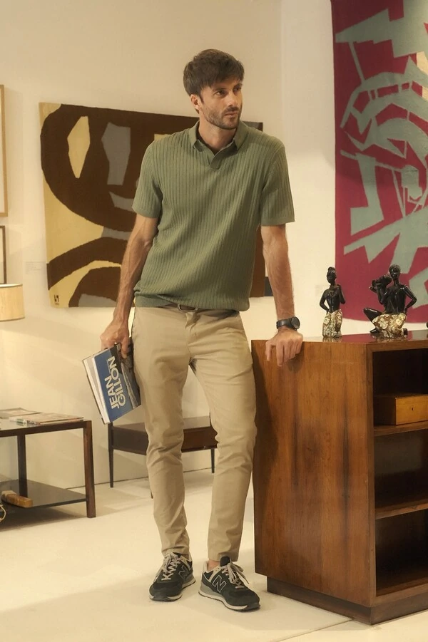 Calça Chino Sarja ElastIc Motion