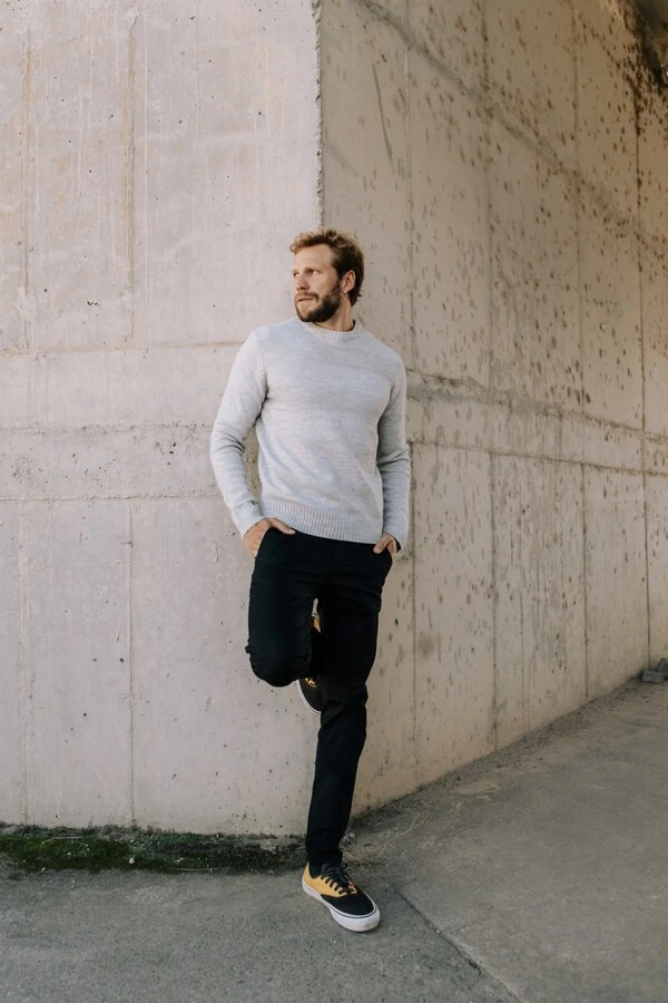 Tricô Gola Redonda Foundation