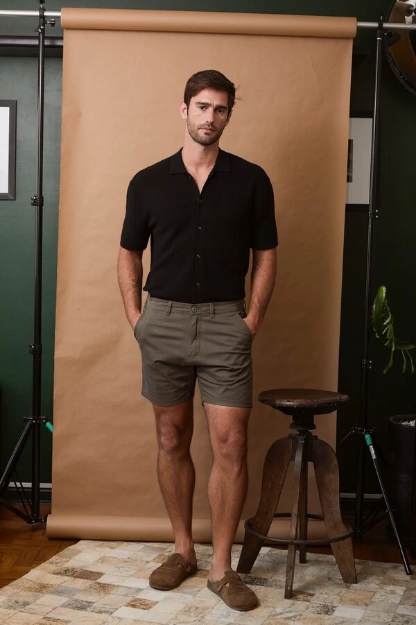 Shorts Alfaiataria Sarja