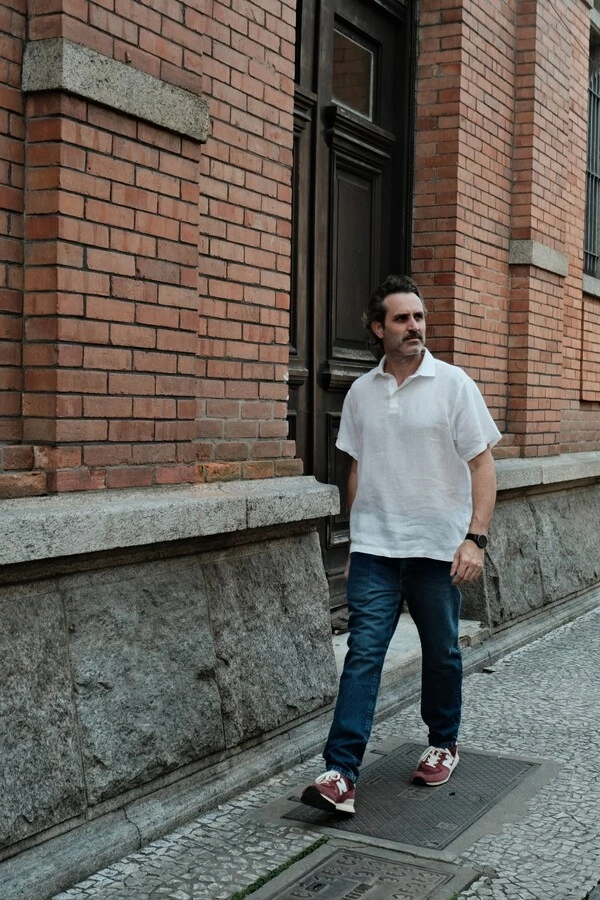 Polo Puro Linho Arcada