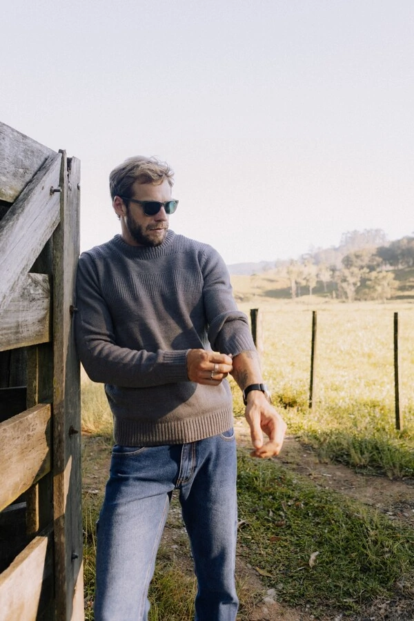 Tricô Gola Redonda Foundation