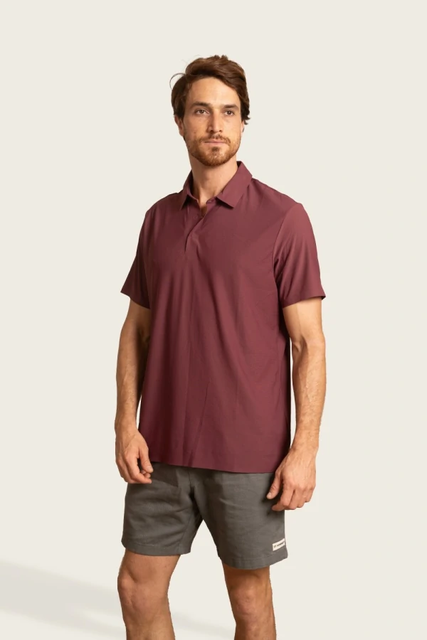 Polo Poliamida Piquet Techwear