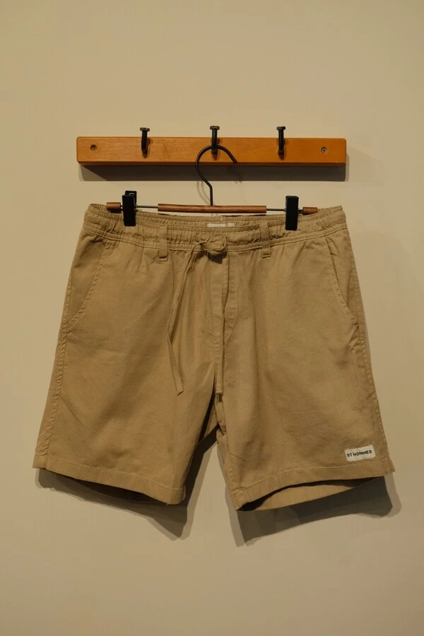 Shorts Sarja Washed Relaxed