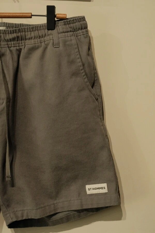 Shorts Sarja Washed Relaxed