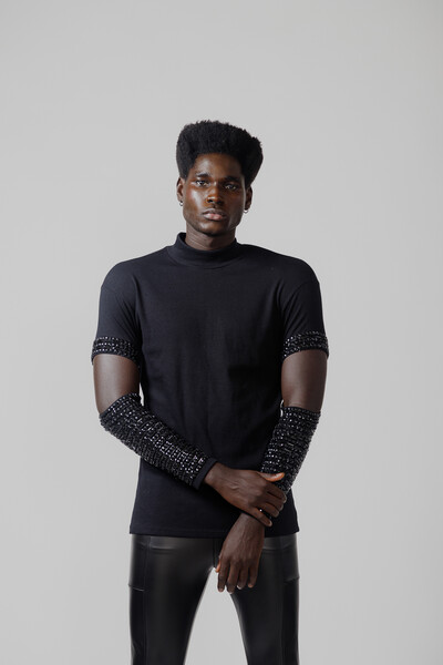 Foto Camiseta em Ribana com Abertura