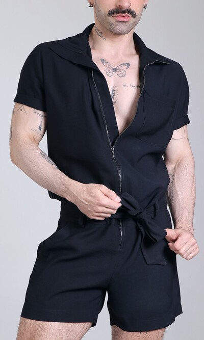 FotoMacacão Preto Alfaiataria Curto