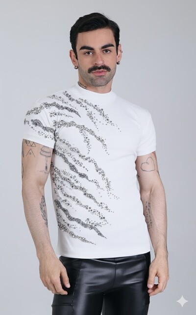 Foto Camiseta Tigre Bordada