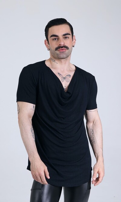 Foto Camiseta Morfeu Decote Drapeado