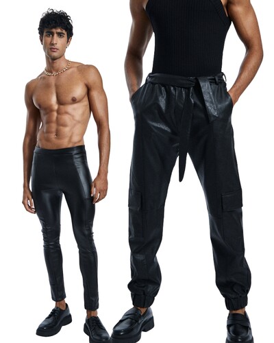 Conjunto Leather — Dois Ícones, Um Só Impacto