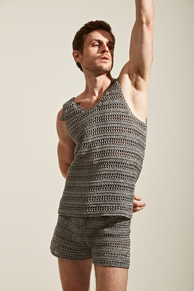 FotoRegata em Crochê Manual com Lurex