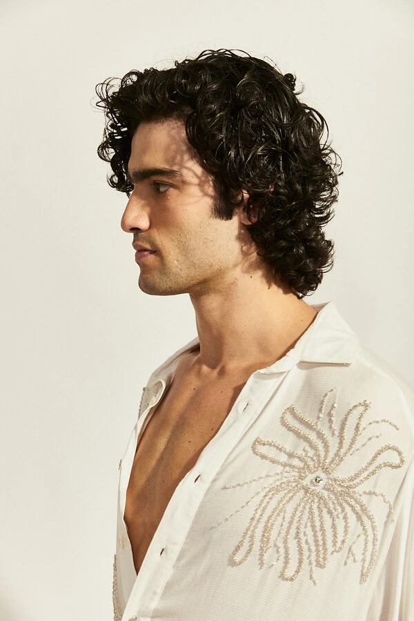 Camisa Floramar Maré Bordada