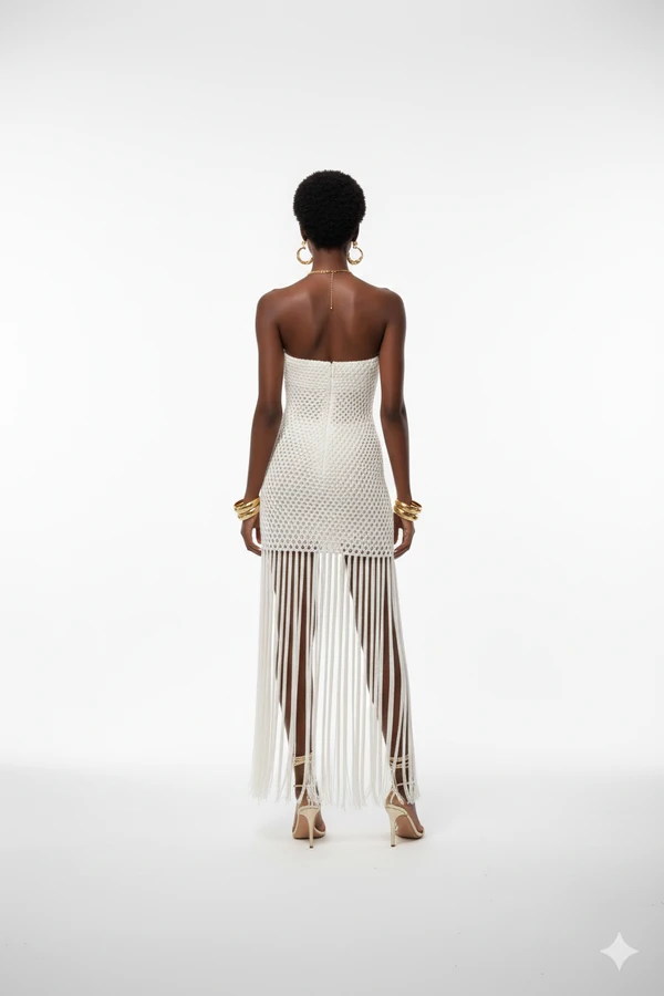 Vestido Hestia em Crochet