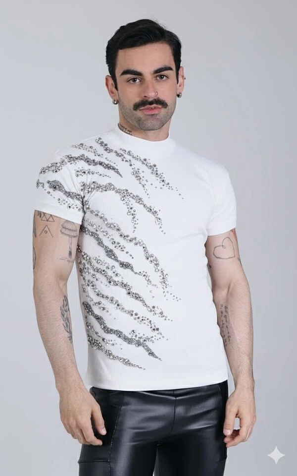 Camiseta Tigre Bordada