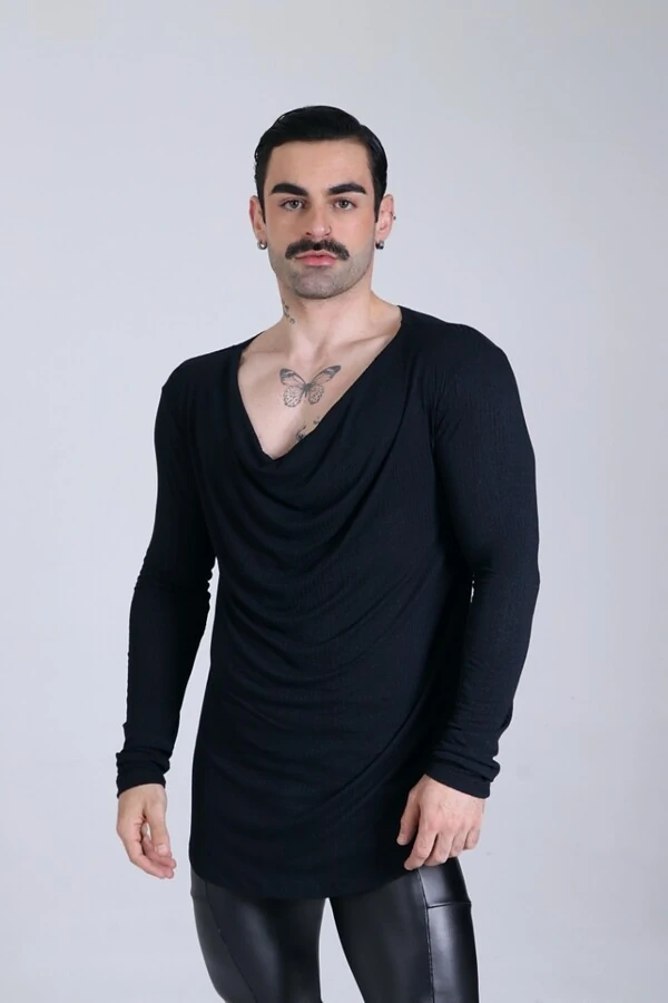 Blusa Erebo Decote Drapeado