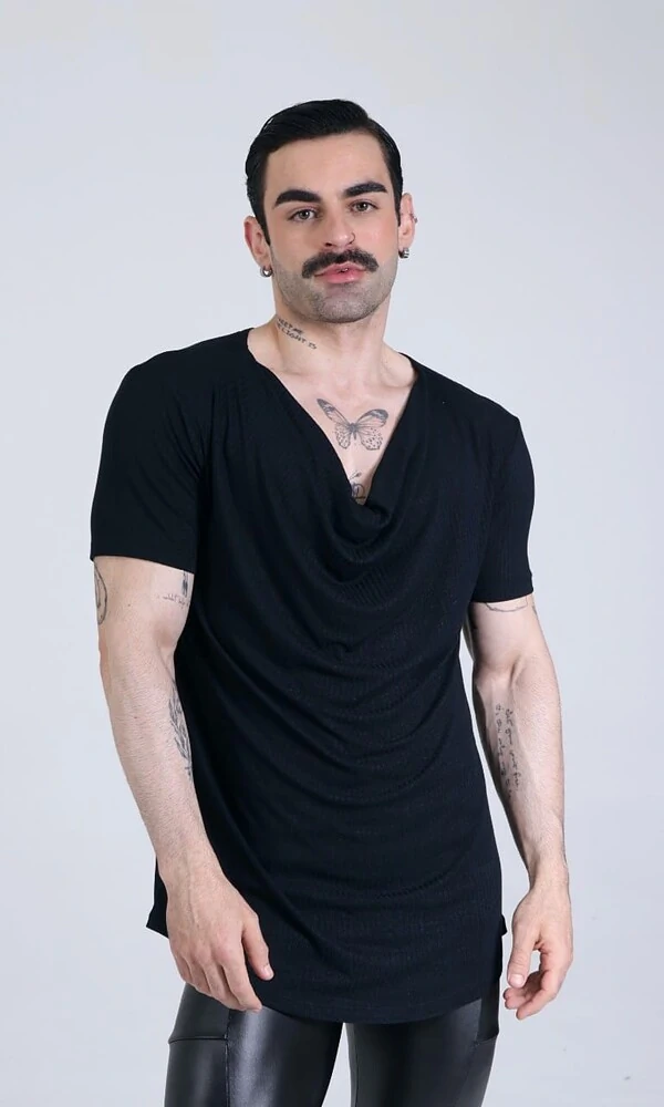 Camiseta Morfeu Decote Drapeado