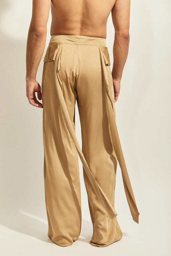 Calça Vertente Maré em Viscose Acetinada