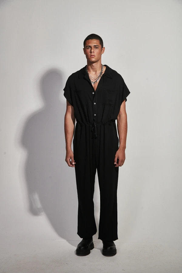 Macacão Maxi em Viscose