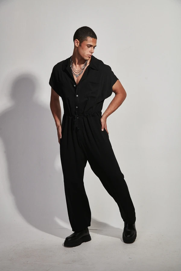 Macacão Maxi em Viscose