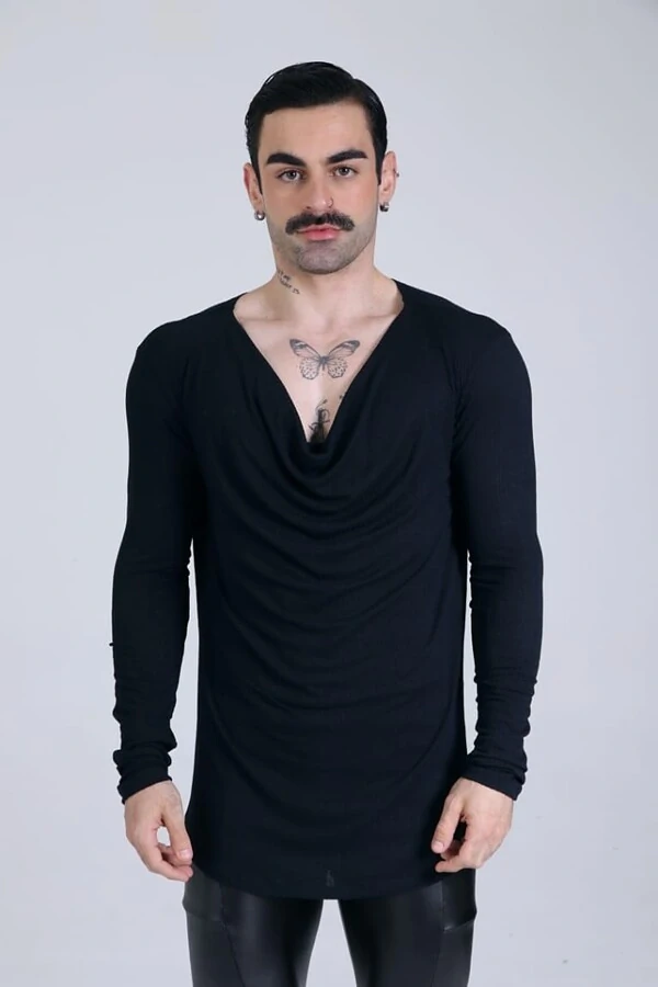 Blusa Erebo Decote Drapeado