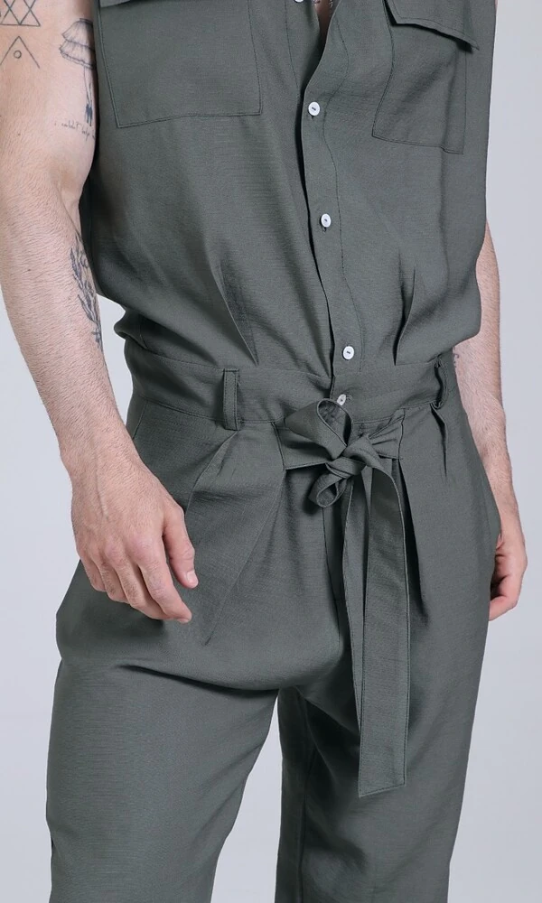 Macacão Utilitário Verde Oliva