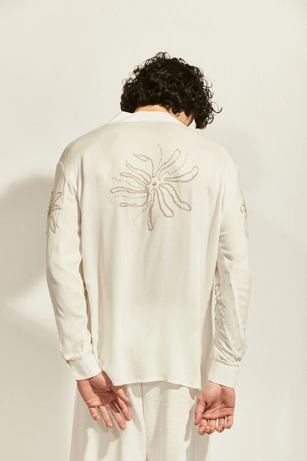 Camisa Floramar Maré Bordada