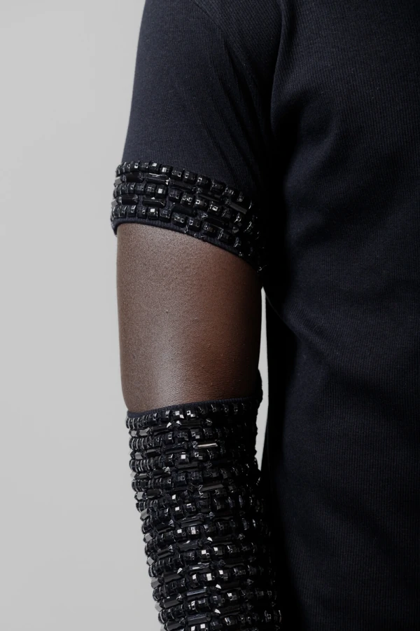 Camiseta em Ribana com Abertura