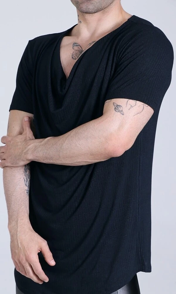 Camiseta Morfeu Decote Drapeado