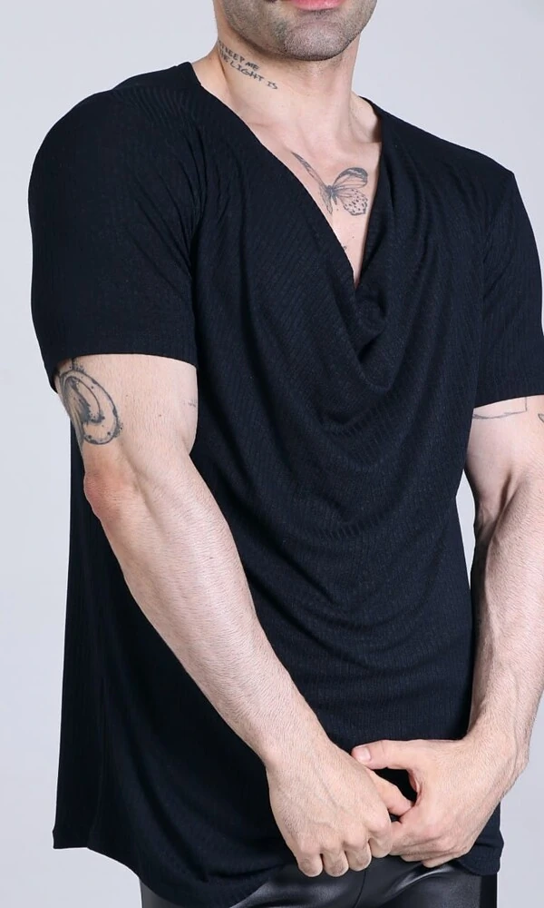 Camiseta Morfeu Decote Drapeado