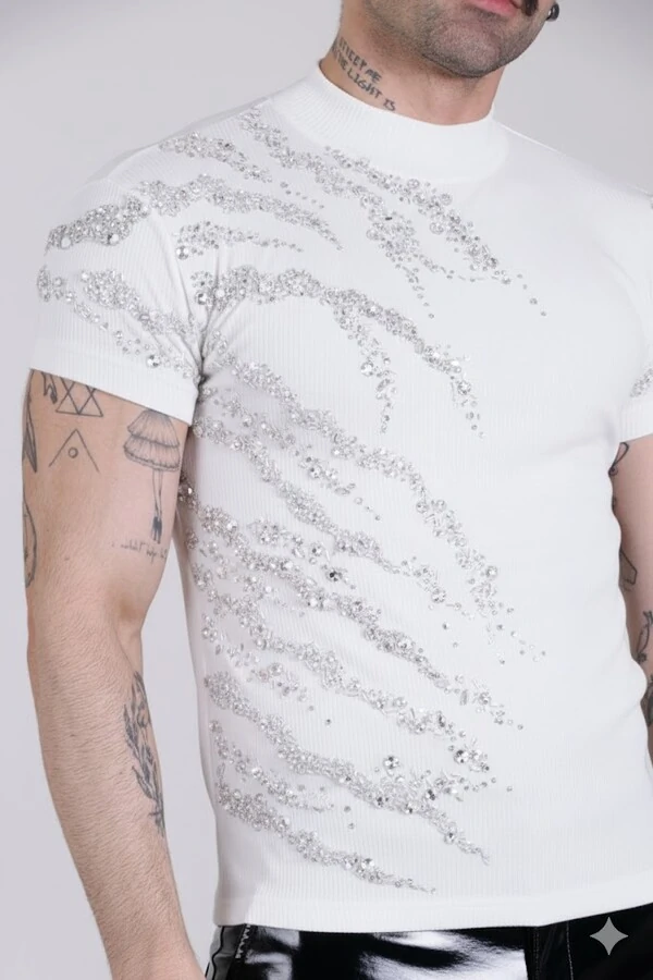 Camiseta Tigre Bordada