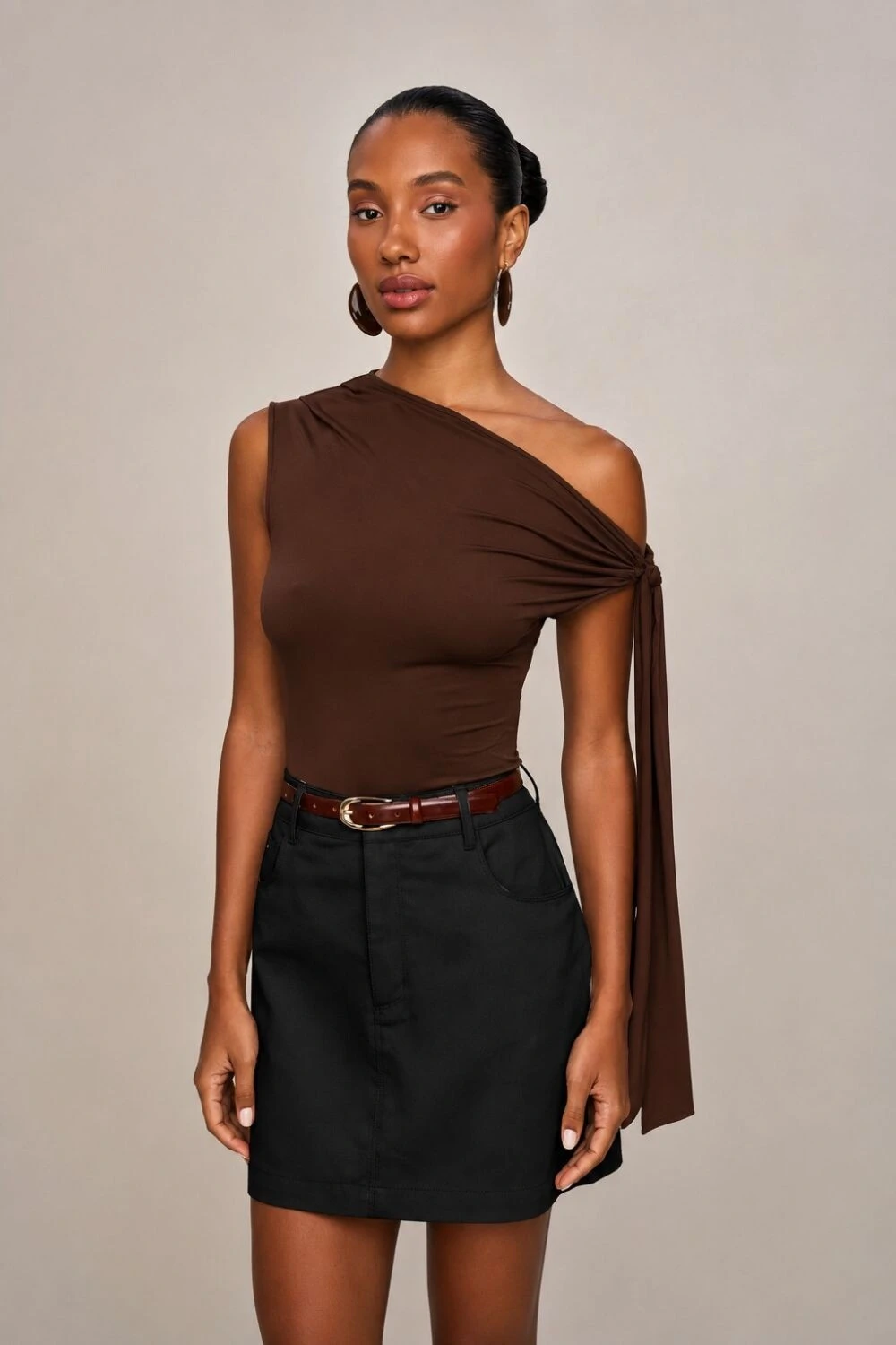 Foto Blusa Ombro So detalhe amarração