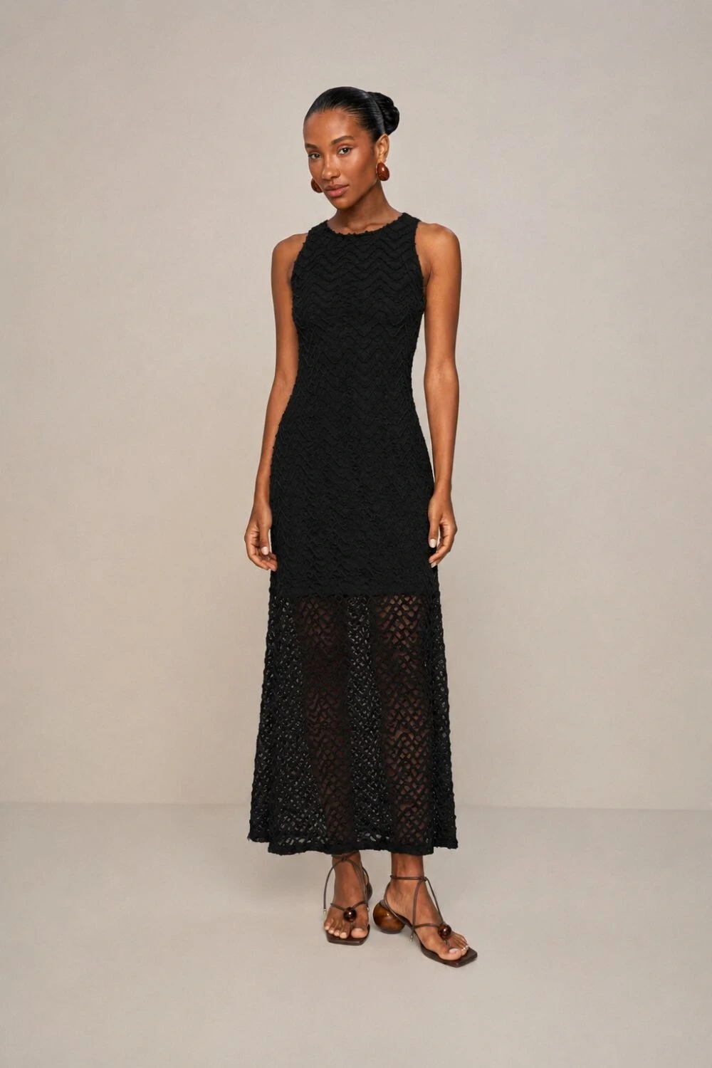 Foto Vestido Long Midi