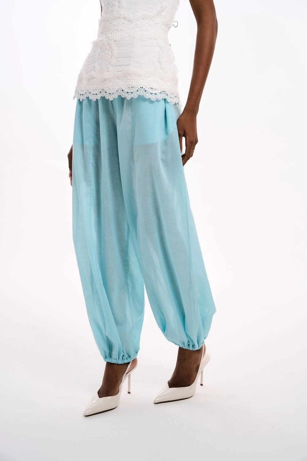 Foto Calça Slouchy com Amarração