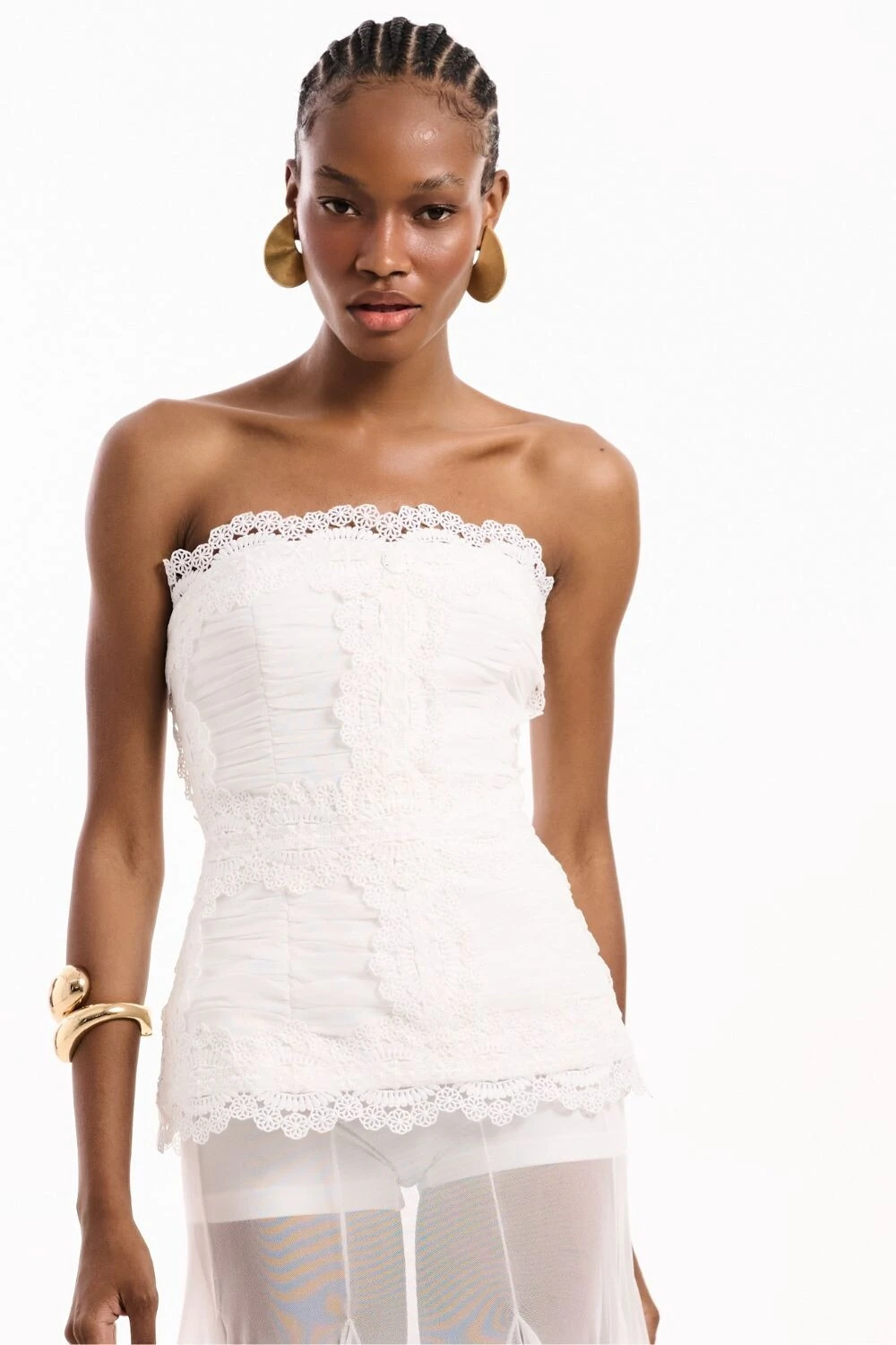 Foto Corselet Estruturado em Renda